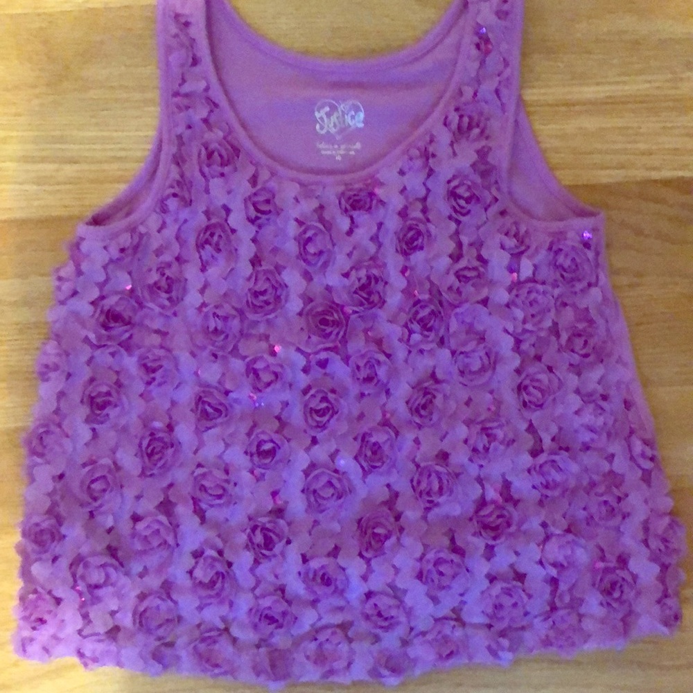 Cute purple glittery top